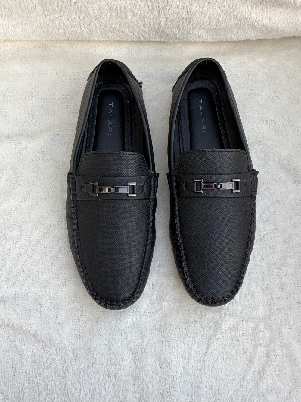 Tahari Men’s Black Jester Driving  Loafer - Size 11